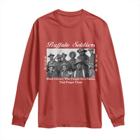 Buffalo Soldiers 1866 African American Cavalry Long Sleeve Shirt Black History Military Heritage Gift