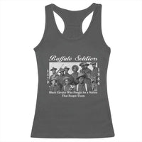 Buffalo Soldiers 1866 African American Cavalry Racerback Tank Top Black History Military Heritage Gift