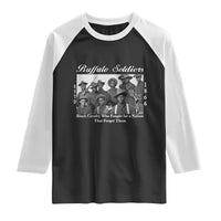 Buffalo Soldiers 1866 African American Cavalry Raglan Shirt Black History Military Heritage Gift