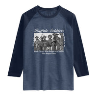Buffalo Soldiers 1866 African American Cavalry Raglan Shirt Black History Military Heritage Gift