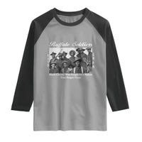 Buffalo Soldiers 1866 African American Cavalry Raglan Shirt Black History Military Heritage Gift