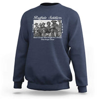 Buffalo Soldiers 1866 African American Cavalry Sweatshirt Black History Military Heritage Gift