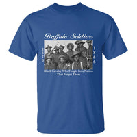 Buffalo Soldiers 1866 African American Cavalry T Shirt Black History Military Heritage Gift