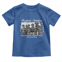 Buffalo Soldiers 1866 African American Cavalry Toddler T Shirt Black History Military Heritage Gift