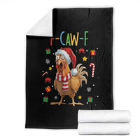 Funny F Caw F Chicken Joke Gift Throw Blanket Christmas Gift - Wonder Print Shop