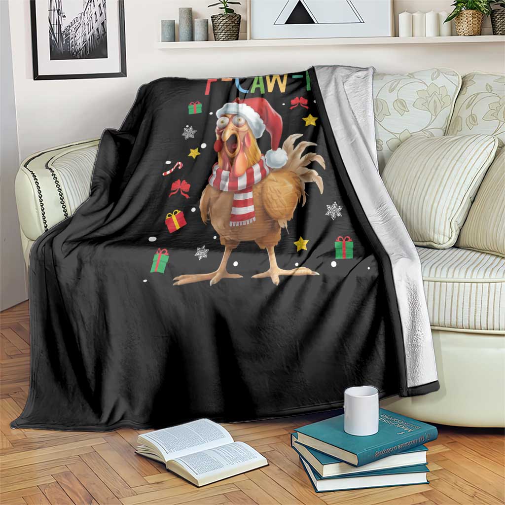Funny F Caw F Chicken Joke Gift Throw Blanket Christmas Gift - Wonder Print Shop