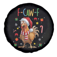 Funny F Caw F Chicken Joke Gift Spare Tire Cover Christmas Gift - Wonder Print Shop
