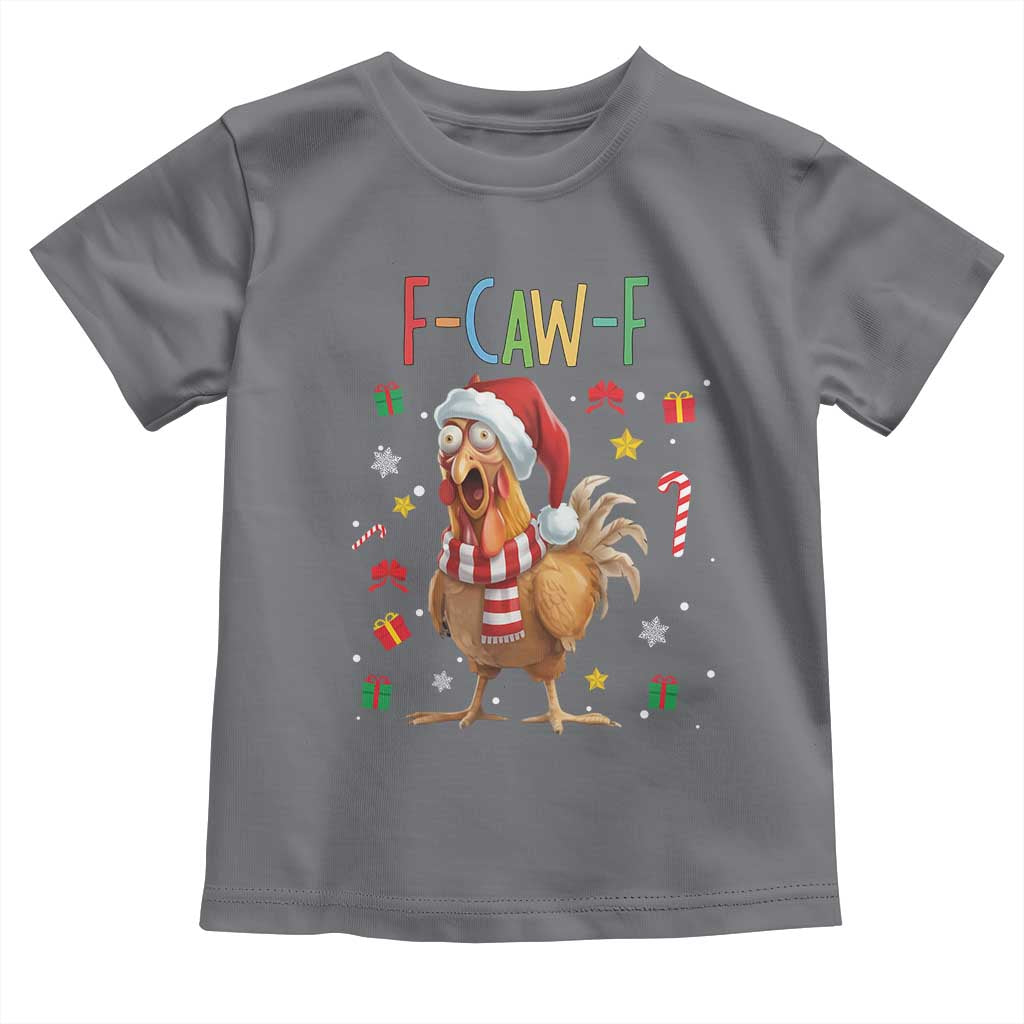 Funny F Caw F Chicken Joke Gift Toddler T Shirt Christmas Gift - Wonder Print Shop