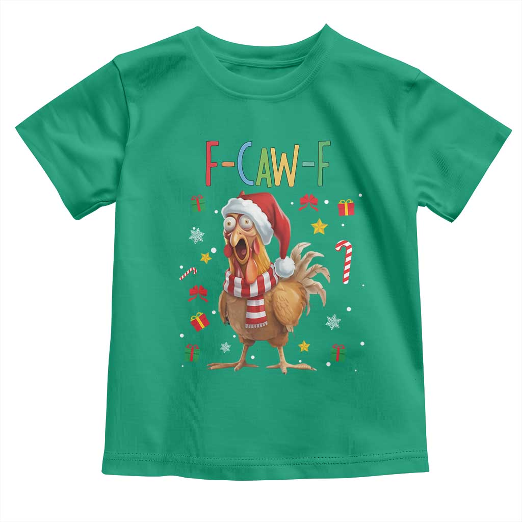 Funny F Caw F Chicken Joke Gift Toddler T Shirt Christmas Gift - Wonder Print Shop