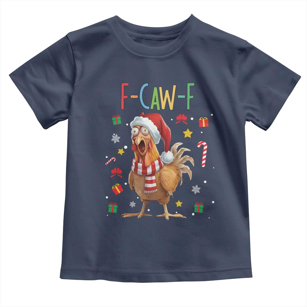 Funny F Caw F Chicken Joke Gift Toddler T Shirt Christmas Gift - Wonder Print Shop