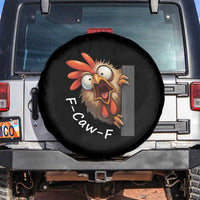 F-Caw-F Chicken Joke Spare Tire Cover Funny Screaming Gift - Wonder Print Shop
