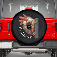 F-Caw-F Chicken Joke Spare Tire Cover Funny Screaming Gift - Wonder Print Shop