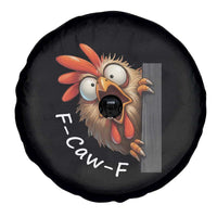 F-Caw-F Chicken Joke Spare Tire Cover Funny Screaming Gift - Wonder Print Shop