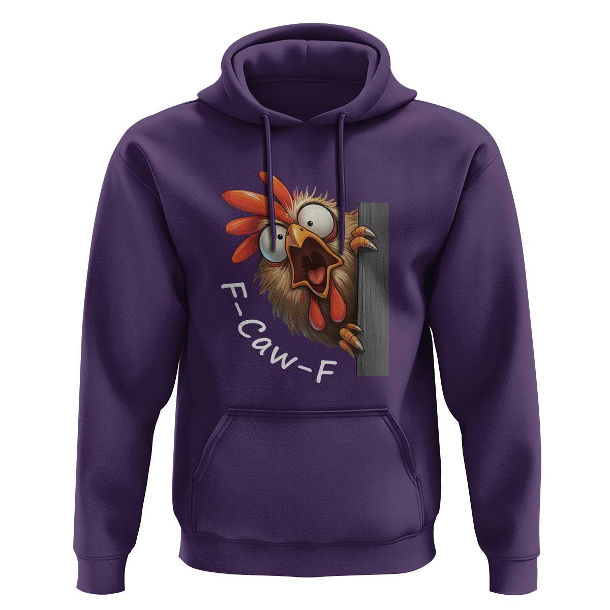 F-Caw-F Chicken Joke Hoodie Funny Screaming Gift - Wonder Print Shop
