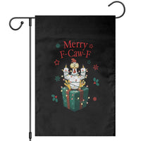 Merry F-Caw-F Chicken Garden Flag Funny Christmas Gift - Wonder Print Shop