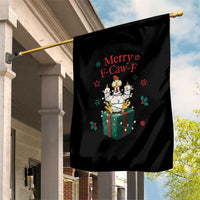 Merry F-Caw-F Chicken Garden Flag Funny Christmas Gift - Wonder Print Shop