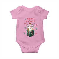 Merry F-Caw-F Chicken Baby Onesie Funny Christmas Gift - Wonder Print Shop