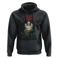 Merry F-Caw-F Chicken Hoodie Funny Christmas Gift - Wonder Print Shop
