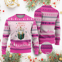 Merry F-Caw-F Chicken Ugly Christmas Sweater Funny Xmas Gift - Wonder Print Shop