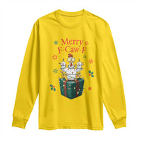 Merry F-Caw-F Chicken Long Sleeve Shirt Funny Christmas Gift - Wonder Print Shop