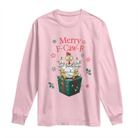 Merry F-Caw-F Chicken Long Sleeve Shirt Funny Christmas Gift - Wonder Print Shop
