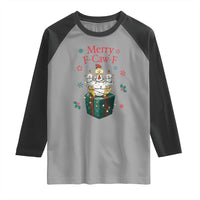 Merry F-Caw-F Chicken Raglan Shirt Funny Christmas Gift - Wonder Print Shop