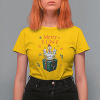 Merry F-Caw-F Chicken T Shirt For Women Funny Christmas Gift - Wonder Print Shop