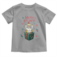 Merry F-Caw-F Chicken Toddler T Shirt Funny Christmas Gift - Wonder Print Shop