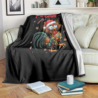 Funny F Caw F Chicken Meme Throw Blanket Christmas Gift - Wonder Print Shop