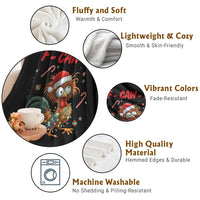 Funny F Caw F Chicken Meme Throw Blanket Christmas Gift - Wonder Print Shop