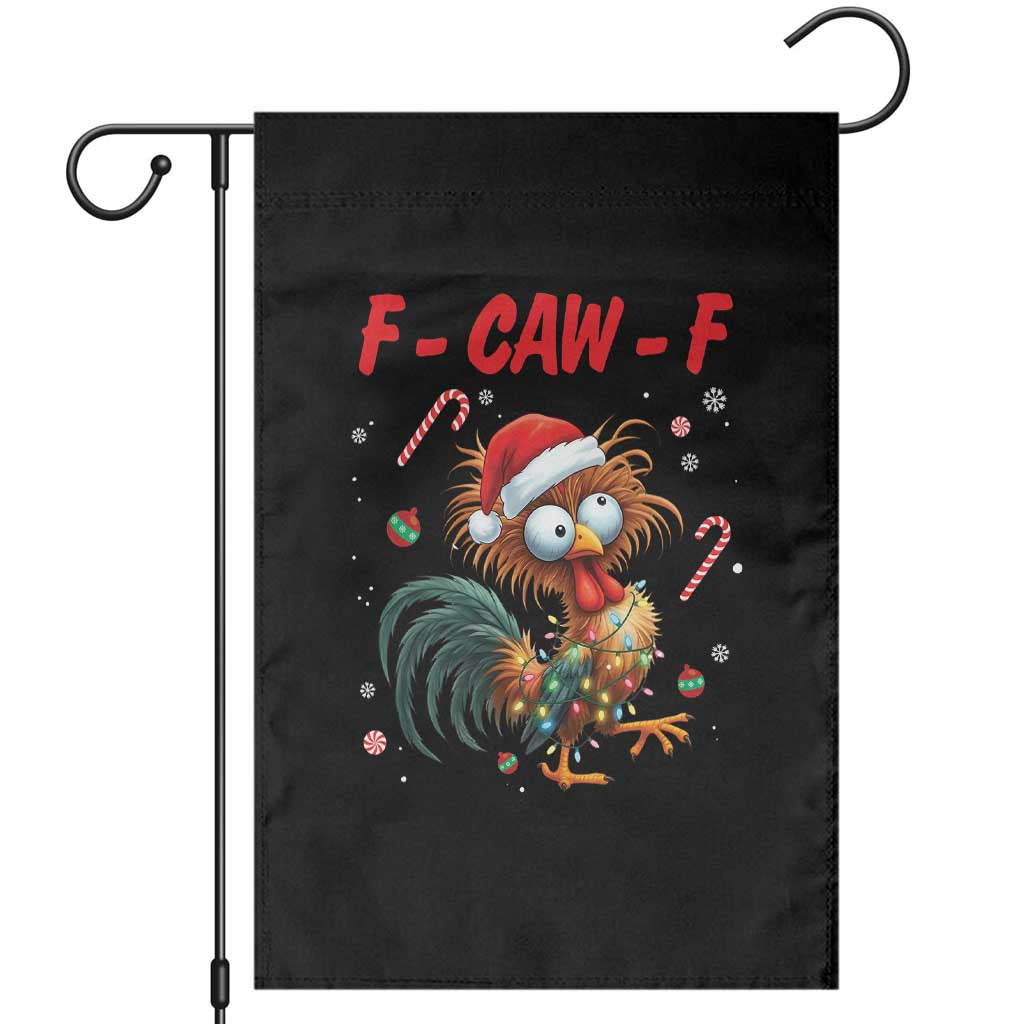 Funny F Caw F Chicken Meme Garden Flag Christmas Gift - Wonder Print Shop