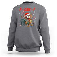 Funny F Caw F Chicken Meme Sweatshirt Christmas Gift - Wonder Print Shop