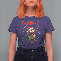 Funny F Caw F Chicken Meme T Shirt For Women Christmas Gift - Wonder Print Shop