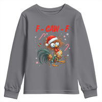 Funny F Caw F Chicken Meme Youth Sweatshirt Christmas Gift - Wonder Print Shop