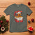 Merry F Caw F Santa Chicken T Shirt Funny Christmas Gift - Wonder Print Shop