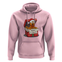 Merry F Caw F Santa Chicken Hoodie Funny Christmas Gift - Wonder Print Shop