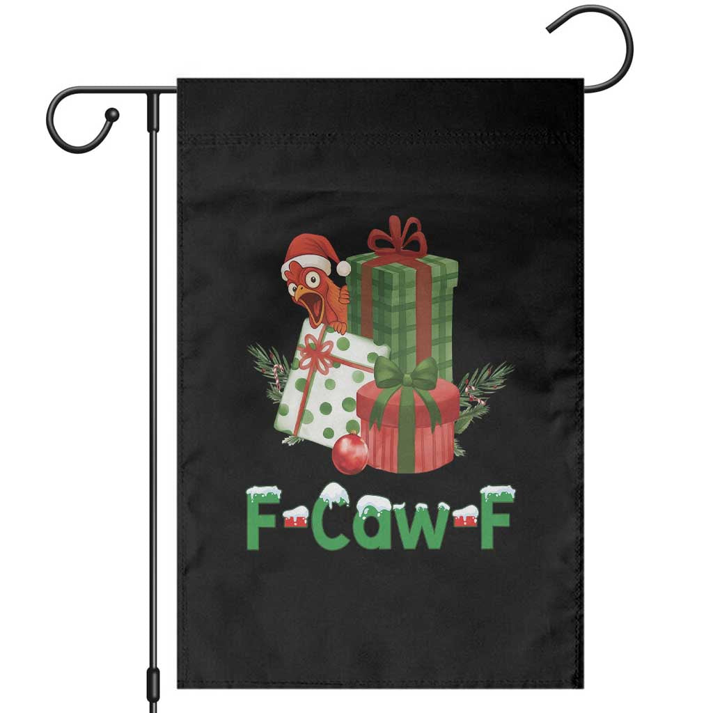 F Caw F Chicken Garden Flag Funny Farm Life Holiday Gift - Wonder Print Shop