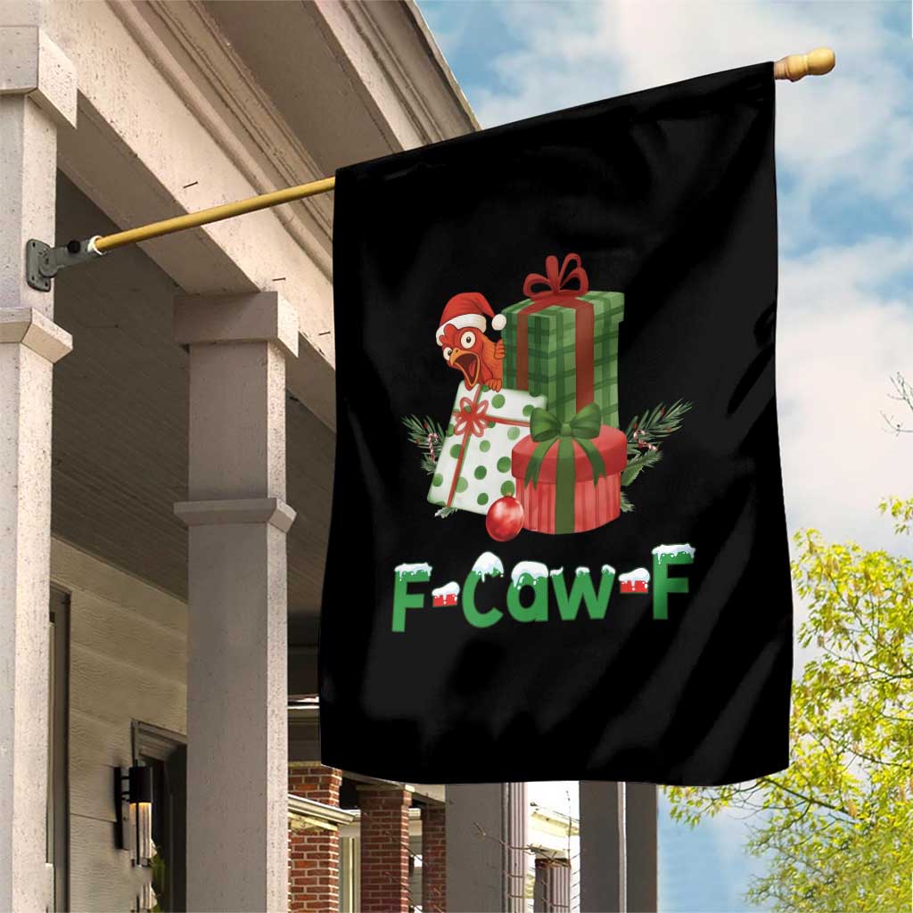 F Caw F Chicken Garden Flag Funny Farm Life Holiday Gift - Wonder Print Shop