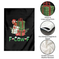 F Caw F Chicken Garden Flag Funny Farm Life Holiday Gift - Wonder Print Shop
