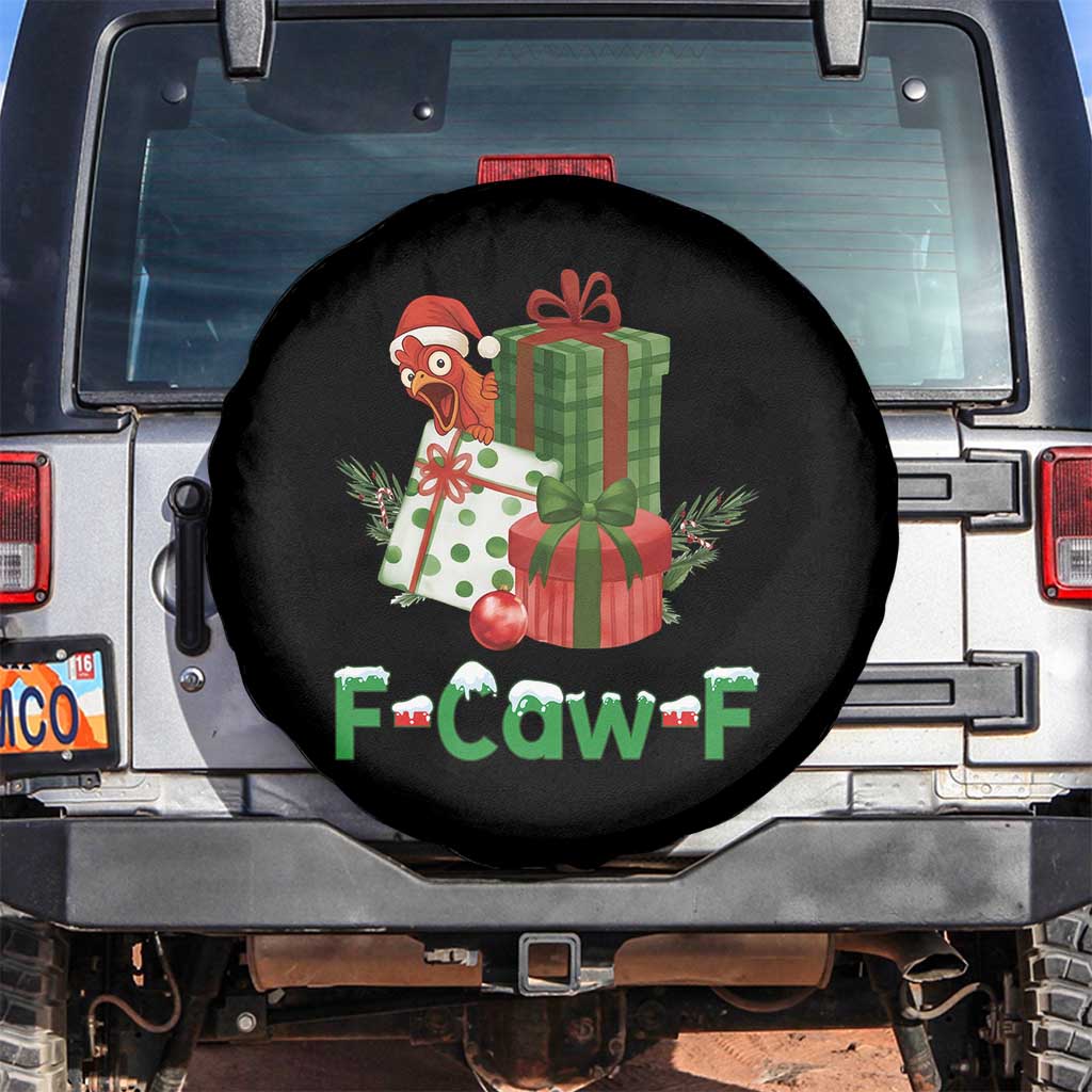 F Caw F Chicken Spare Tire Cover Funny Farm Life Holiday Gift - Wonder Print Shop