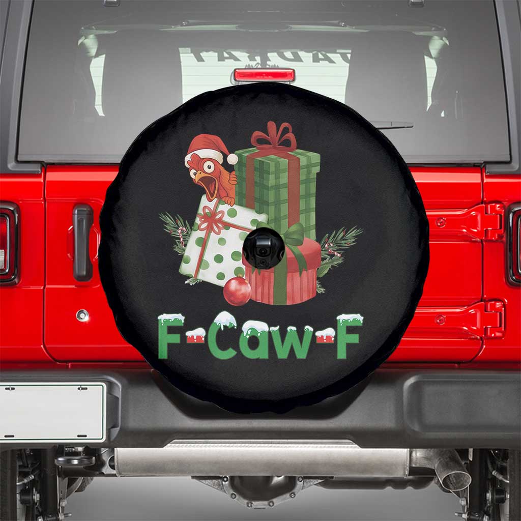 F Caw F Chicken Spare Tire Cover Funny Farm Life Holiday Gift - Wonder Print Shop