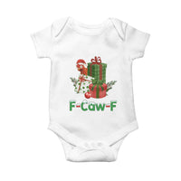 F Caw F Chicken Baby Onesie Funny Farm Life Holiday Gift - Wonder Print Shop