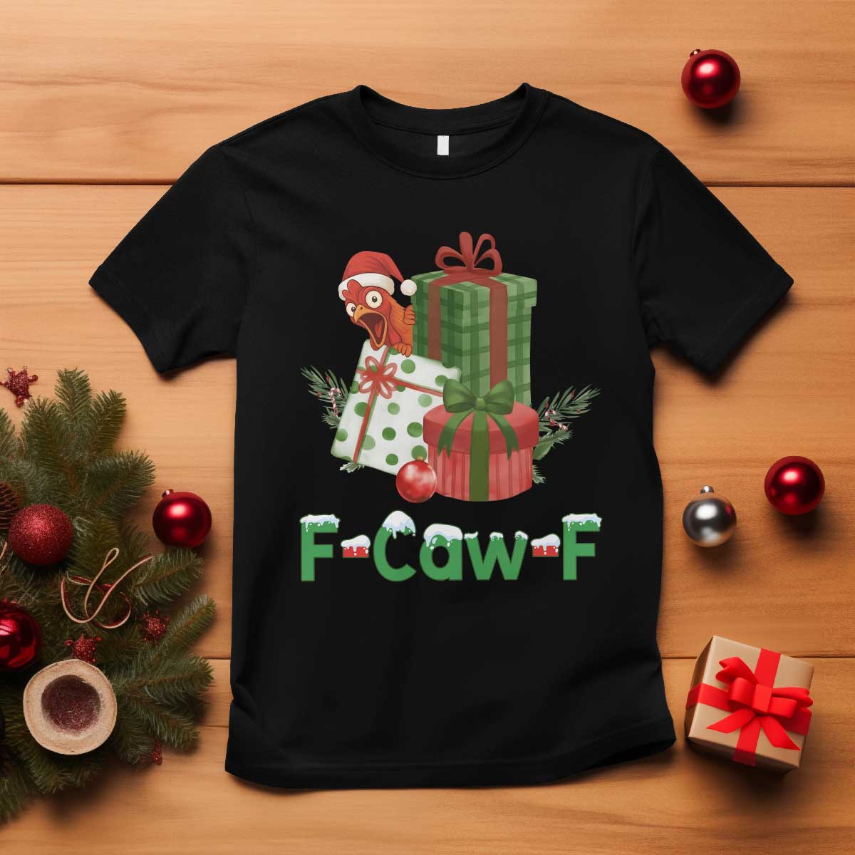F Caw F Chicken T Shirt Funny Farm Life Holiday Gift - Wonder Print Shop