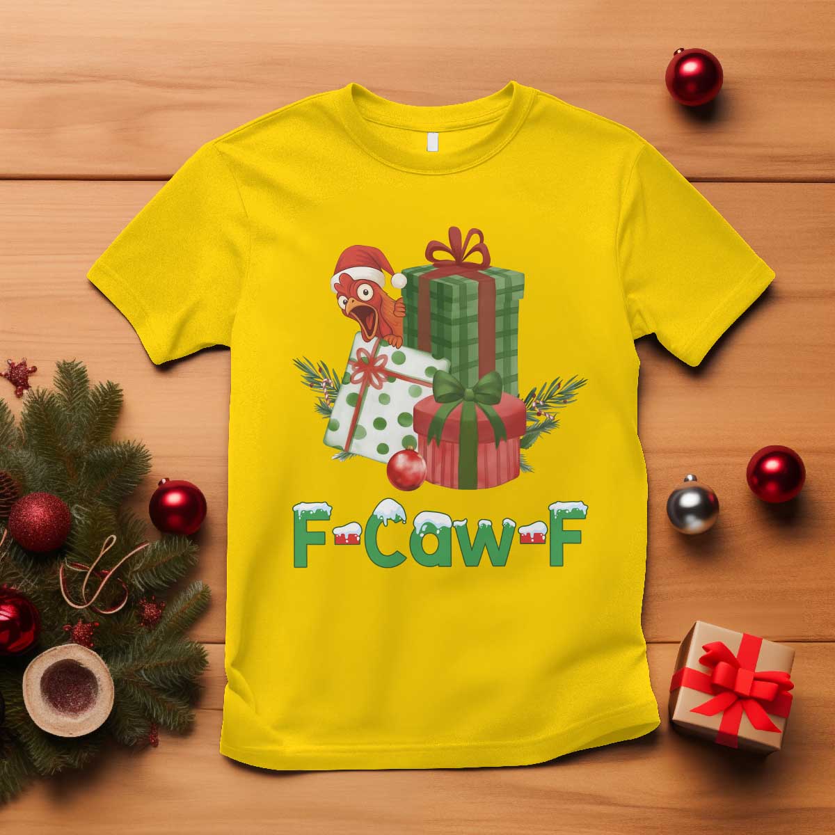 F Caw F Chicken T Shirt Funny Farm Life Holiday Gift - Wonder Print Shop