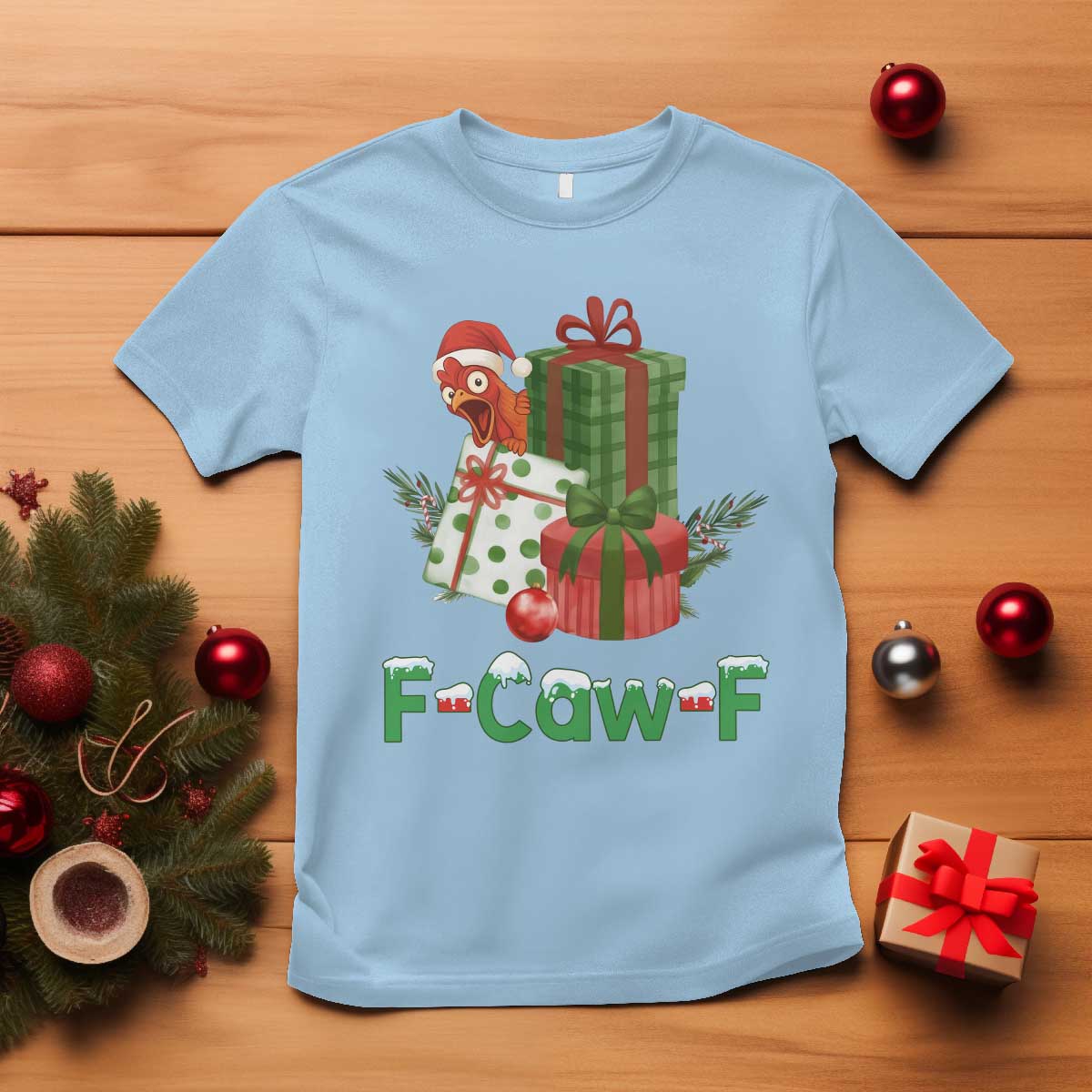 F Caw F Chicken T Shirt Funny Farm Life Holiday Gift - Wonder Print Shop