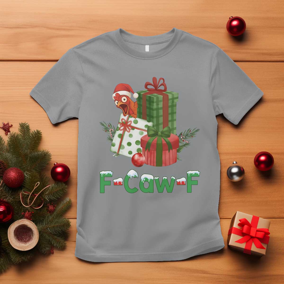 F Caw F Chicken T Shirt Funny Farm Life Holiday Gift - Wonder Print Shop