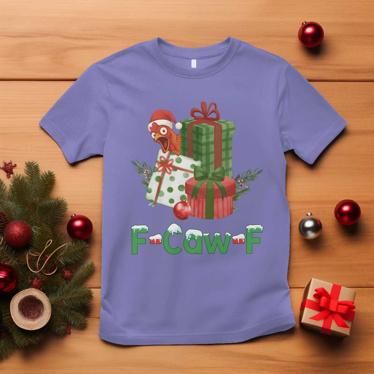 F Caw F Chicken T Shirt Funny Farm Life Holiday Gift - Wonder Print Shop