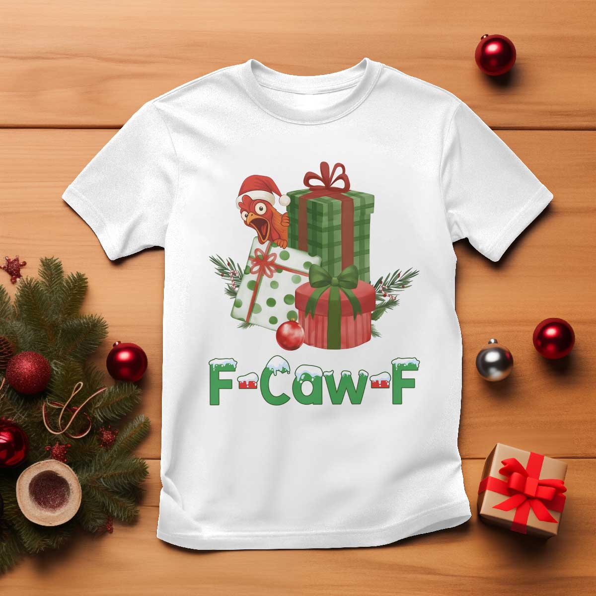 F Caw F Chicken T Shirt Funny Farm Life Holiday Gift - Wonder Print Shop
