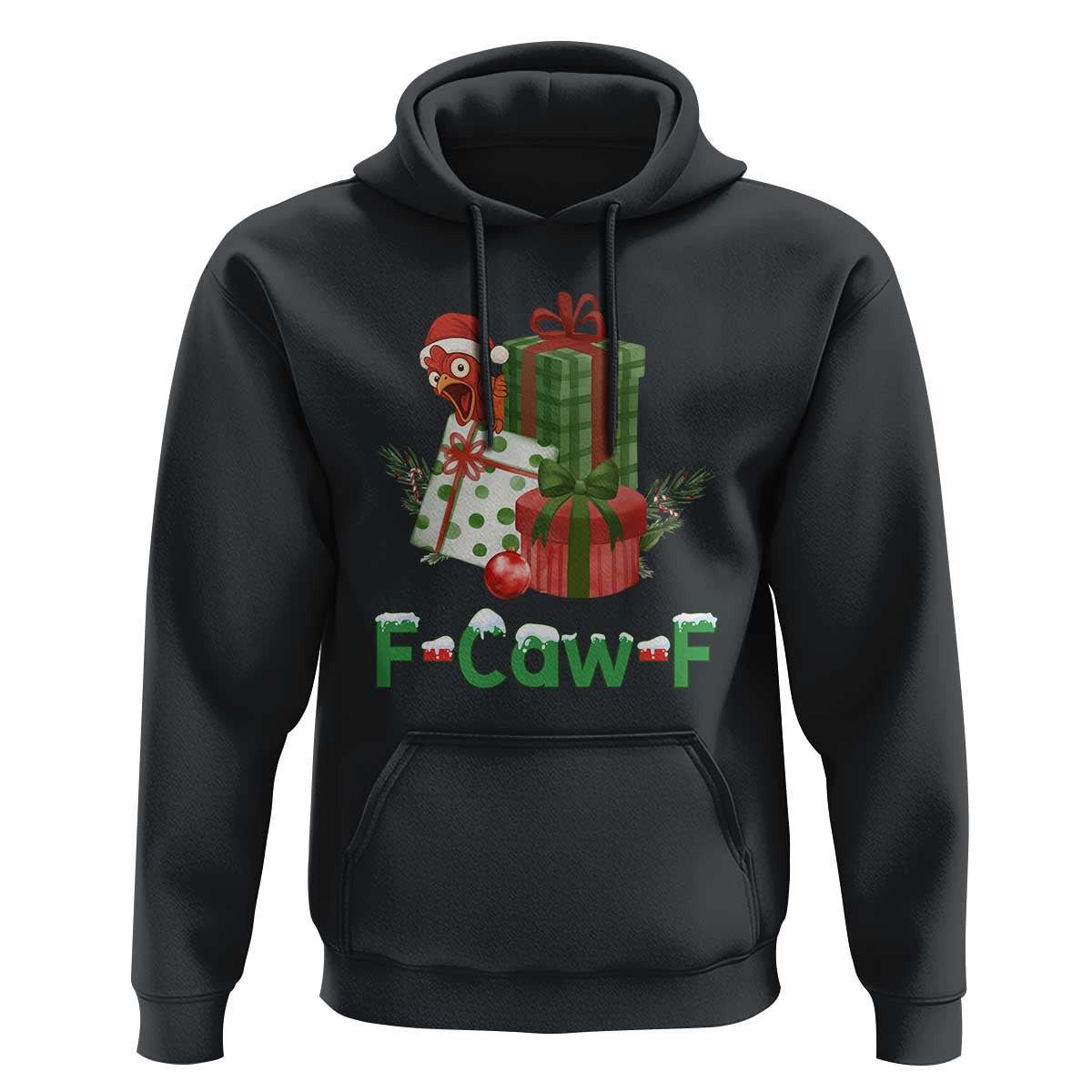 F Caw F Chicken Hoodie Funny Farm Life Holiday Gift - Wonder Print Shop