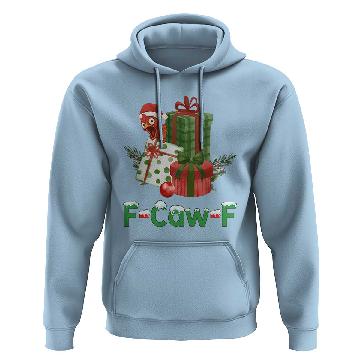 F Caw F Chicken Hoodie Funny Farm Life Holiday Gift - Wonder Print Shop